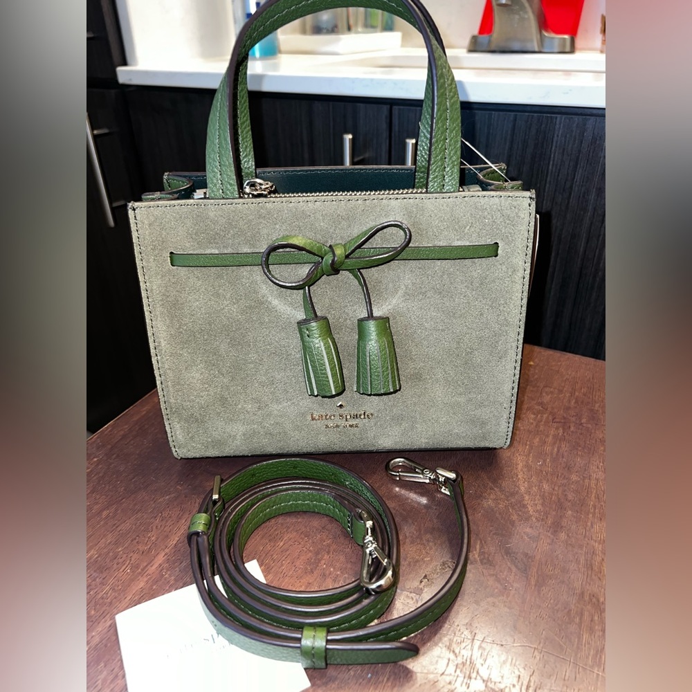 Kate Spade Small Green Satchel